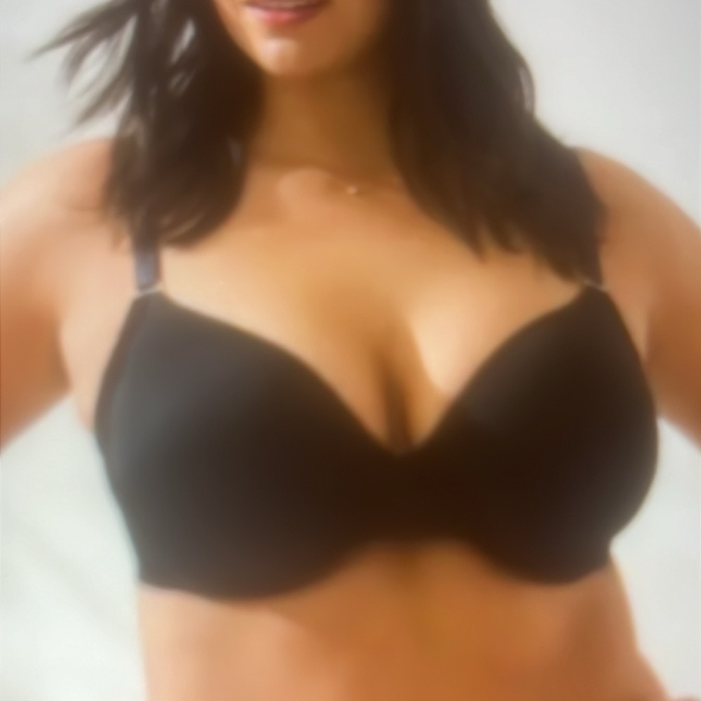 SOMA Vanishing 360 Perfect Coverage Underwire Black Bra Women's Size 40DD